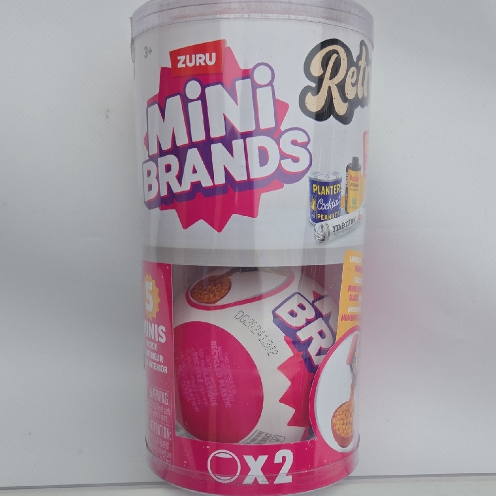 Mini Brands Collectible Toy Set - Pink and White